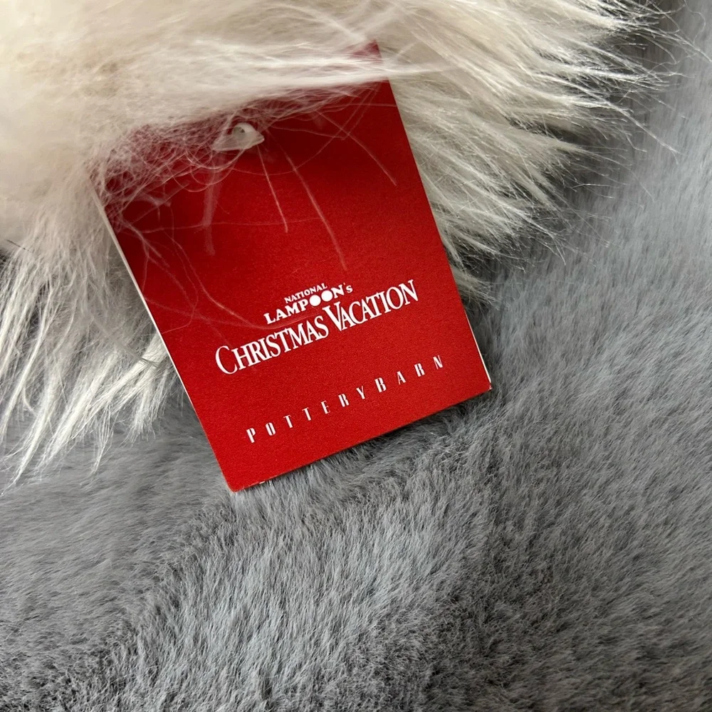 Pottery Barn National Lampoon’s Christmas Vacation Cat Pillow Holidays NWT